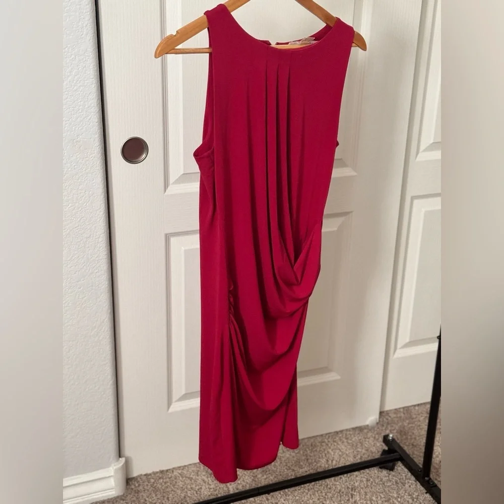 Michael Kors Red Mini Sleeveless Dress Size M